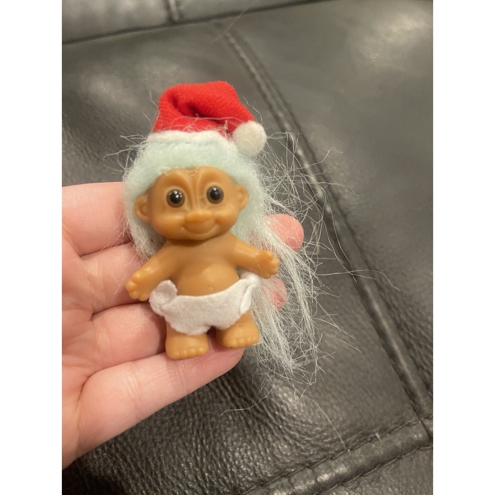 Russ Baby Santa with‎ Diaper and Hat Troll Doll